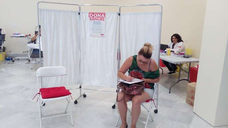 Imagen de archivo de donación de sangre (Foto TA)